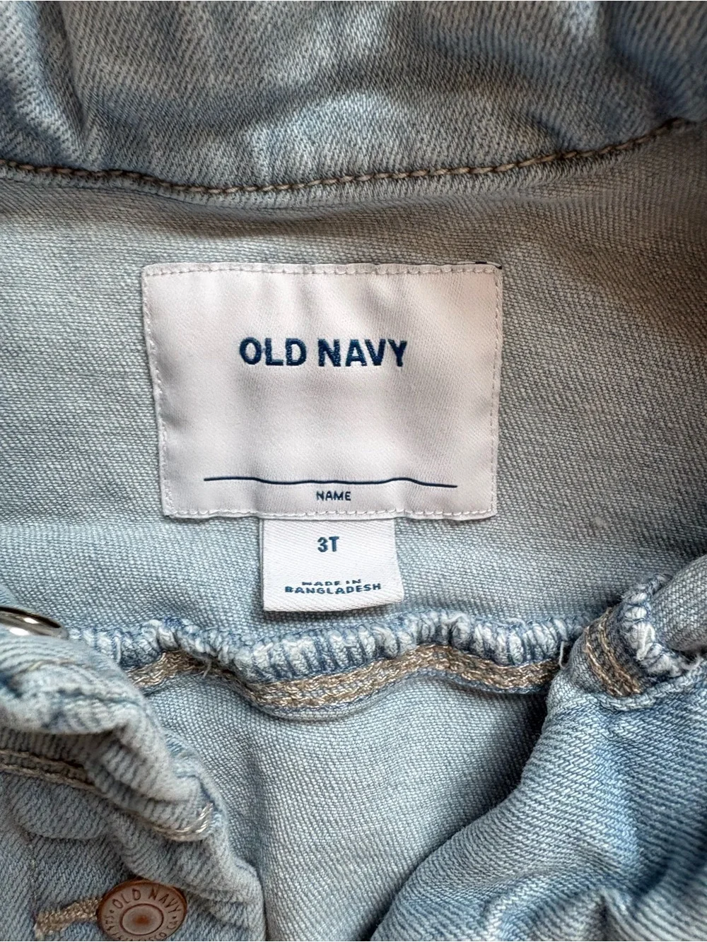 Old Navy Light Wash Kids' Denim Jacket